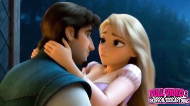 Flyn and Rapunzel had sex cartoon animated disney