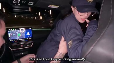 Busty Police Girl Gets Destroyed By Big Cock In Car Sex Gushing Cumshot Riding Dick Spread Legs Fuck