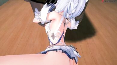 Odette cute dancer getting pounded in the theater - Genshin Impact Full