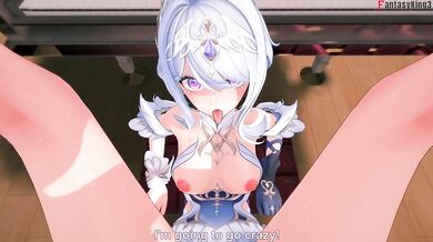 Odette cute dancer getting pounded in the theater - Genshin Impact Full