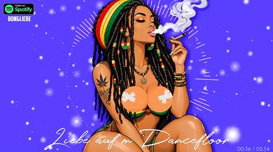 When the Moment Has Come German Reggae Cartoon Choked Gushing
