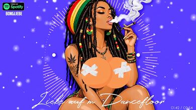 When the Moment Has Come German Reggae Cartoon Choked Gushing