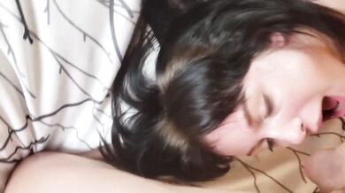 Brunette Amateur Babe Destroyed By Big Cock