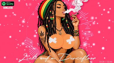 Lucky Gets Destroyed On Dancefloor German Reggae Cartoon Romance HD Porn