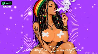 Ich steh auf ihn und seinen Dödel V1 Liebe aufm Dancefloor destroyed gushing German reggae cartoon HD porn music