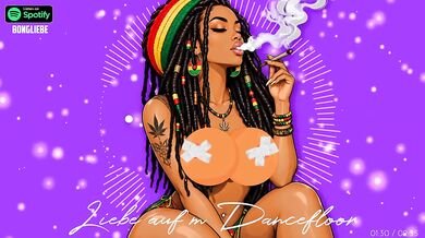 Ich steh auf ihn und seinen Dödel V1 Liebe aufm Dancefloor destroyed gushing German reggae cartoon HD porn music