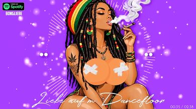 German Reggae Dancefloor Passion Destroyed Choking Cartoon Romance