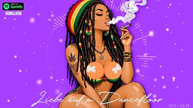 German Reggae Dancefloor Passion Destroyed Choking Cartoon Romance