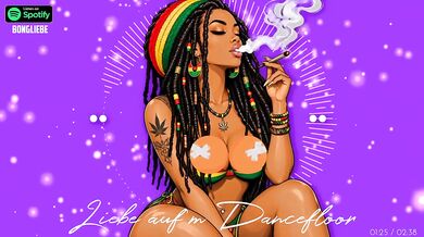 German Reggae Dancefloor Passion Destroyed Choking Cartoon Romance