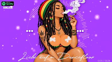 German Reggae Dancefloor Passion Destroyed Choking Cartoon Romance