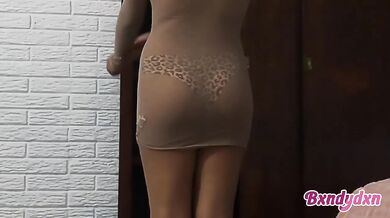 Hot Latina Alone At Home Trying On Panties POV