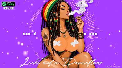 Deutsch Female Dancefloor Romance Destroyed Gushing German Reggae Music HD Cartoon