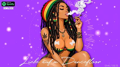 You waited for me on the German dancefloor with solo female smoking
