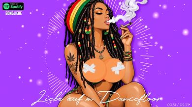 You waited for me on the German dancefloor with solo female smoking