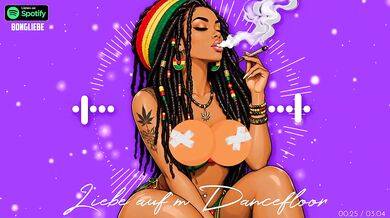 German Reggae Dancefloor Romance Destroyed Gushing Choked Solo Female Smoking HD Porn Cartoon Deutsch