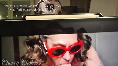 Stepson Catches Stepmom Making Porn and Gets Destroyed by Crazy Deepthroat Cumshot Swallow