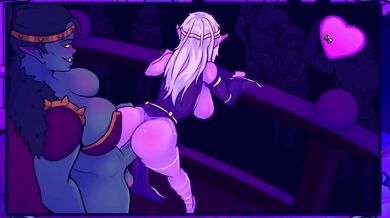 Queen of the Alliance Destroyed by Horde in Shameless Hard Rough Sex Cartoon Animated Game Gallery HD