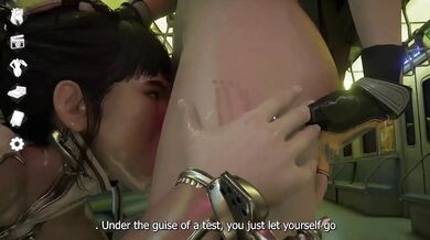 Tifa Destroyed Insatiable Horny Bitch Subway Latex Futanari Big Dick Fast Hard Pound Cheating Cartoon