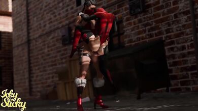 Futa Villain Smashes Spidey Tight Pussy With Big Dick Creampie
