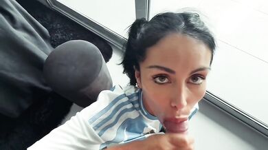 Match With My Best Friend In The World Cup Final Amateur Argentin Brunette Cumshot