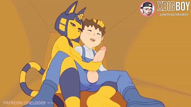 Ankha Animacion Destroyed by Villager Cartoon Hentai Gushing Choked Uncensored