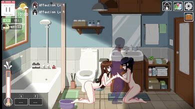 Hentai Paradise Game Bathroom Destroyed Gushing Porn