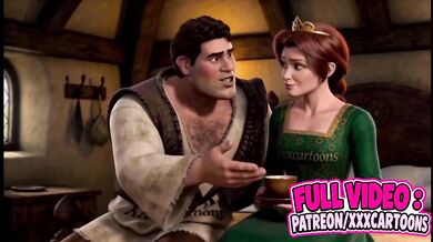 Shrek And Fiona Destroyed In Cartoon Animation HD Porn Ai