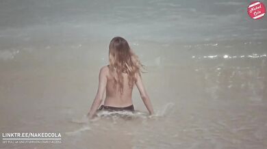 Pissing On Dick At Nude Beach Sucking Public Piss Drinking