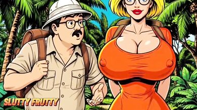 Cartoon Cuckold Blonde Wife Gets Destroyed by Old Black BBC Gushing Squirt