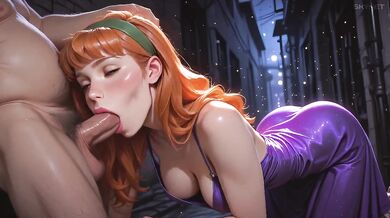 Daphne Scooby Doo Cosplay Gets Dick In Pussy And Mouth Facial