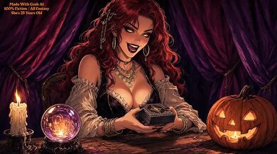 Halloween Seduction By Fate: Horny Gypsy Queen Dancer Dancing Naked Big Ass Big Tits Solo Female Amateur