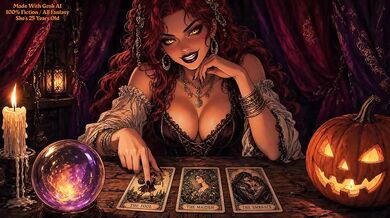 Halloween Seduction By Fate: Horny Gypsy Queen Dancer Dancing Naked Big Ass Big Tits Solo Female Amateur