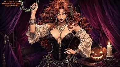 Halloween Seduction By Fate: Horny Gypsy Queen Dancer Dancing Naked Big Ass Big Tits Solo Female Amateur