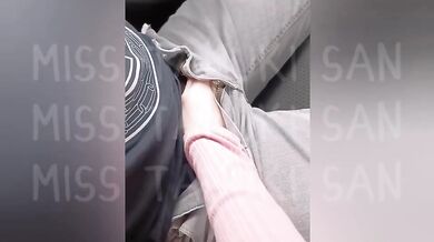 Pinay student destroyed by stranger in car outdoor handjob public pick up