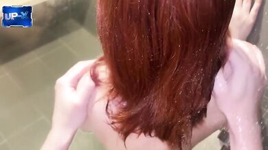 Verified Amateur Shower Sex Destroyed With Big Tits Blowjob Cum In Mouth Step Sis
