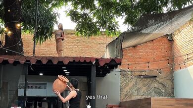 Vecina Colombiana Destroyed My Mango Tree Then We Fucked Doggy Style
