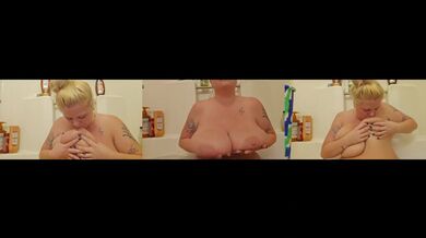 MILF Bath Fun With Big Natural Tits Destroyed Gushing