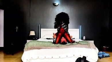 Amateur Ebony MILF Destroyed With Big Tits And Big Ass Creampie