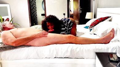 Amateur Ebony MILF Destroyed With Big Tits And Big Ass Creampie