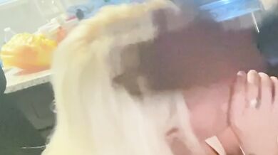 Sapphire Destroyed By Bbc In Kitchen Gushing Choked Real Couple Homemade Exclusive Verified Amateur