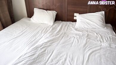 POV Stepsister Role Play Fantasy Hotel Room Massage Dirty Talking Babe