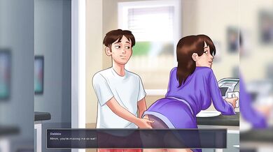 Shower Sex Destroyed Gushing Choked Hot Milf Landlady Big Dick Creampie Cumshot Facial Summertime Saga Part 4