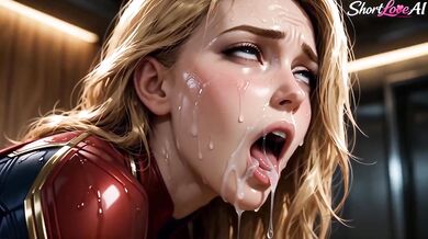 Heroine Surprise Alien Gangbang Destroyed With Gushing Anal Creampie Double Penetration