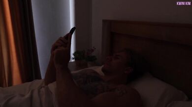 Caught Cheating Asian Wife Humiliated with Foot on Face and Toes Deep in Mouth While Cum from Condom Ruins Her