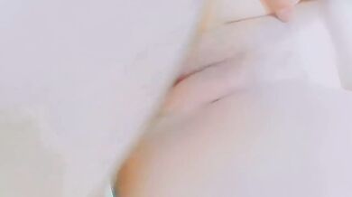 Slim fingers stretch my tight pussy center for an insane creampie gush