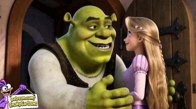 Rapunzel First Time Destroyed By Shrek Cartoon HD Porn