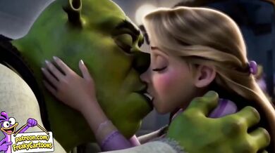 Rapunzel First Time Destroyed By Shrek Cartoon HD Porn