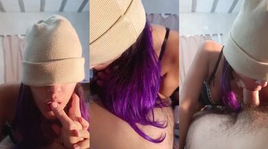Gentle Passionate Amateur Latina Blowjob POV 4K Cumshot