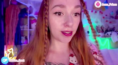 Cute Pajama Night Tease With Horny Ginger Ass Naked