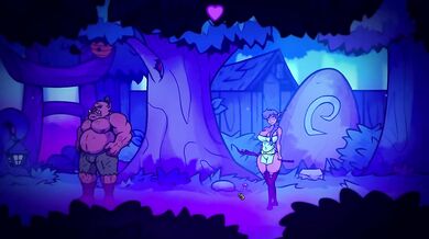 Tales of the Moon Episode 2 part 2 futa orc stands while goblins gangbang dark elf and crowd of goblins fuck waitress